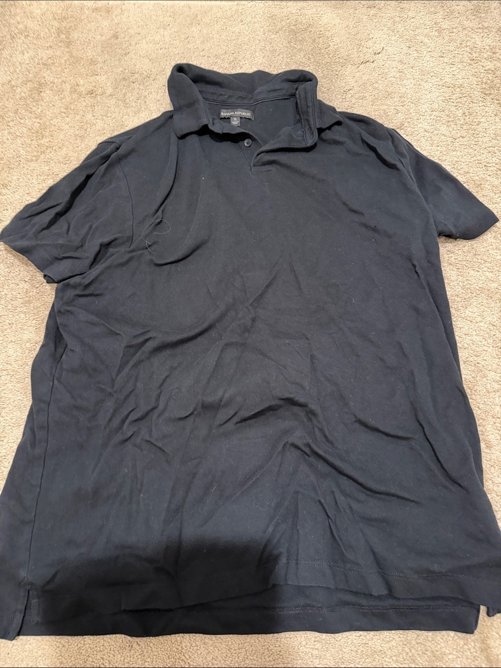 Banana Republic Black Men's Polo Shirt